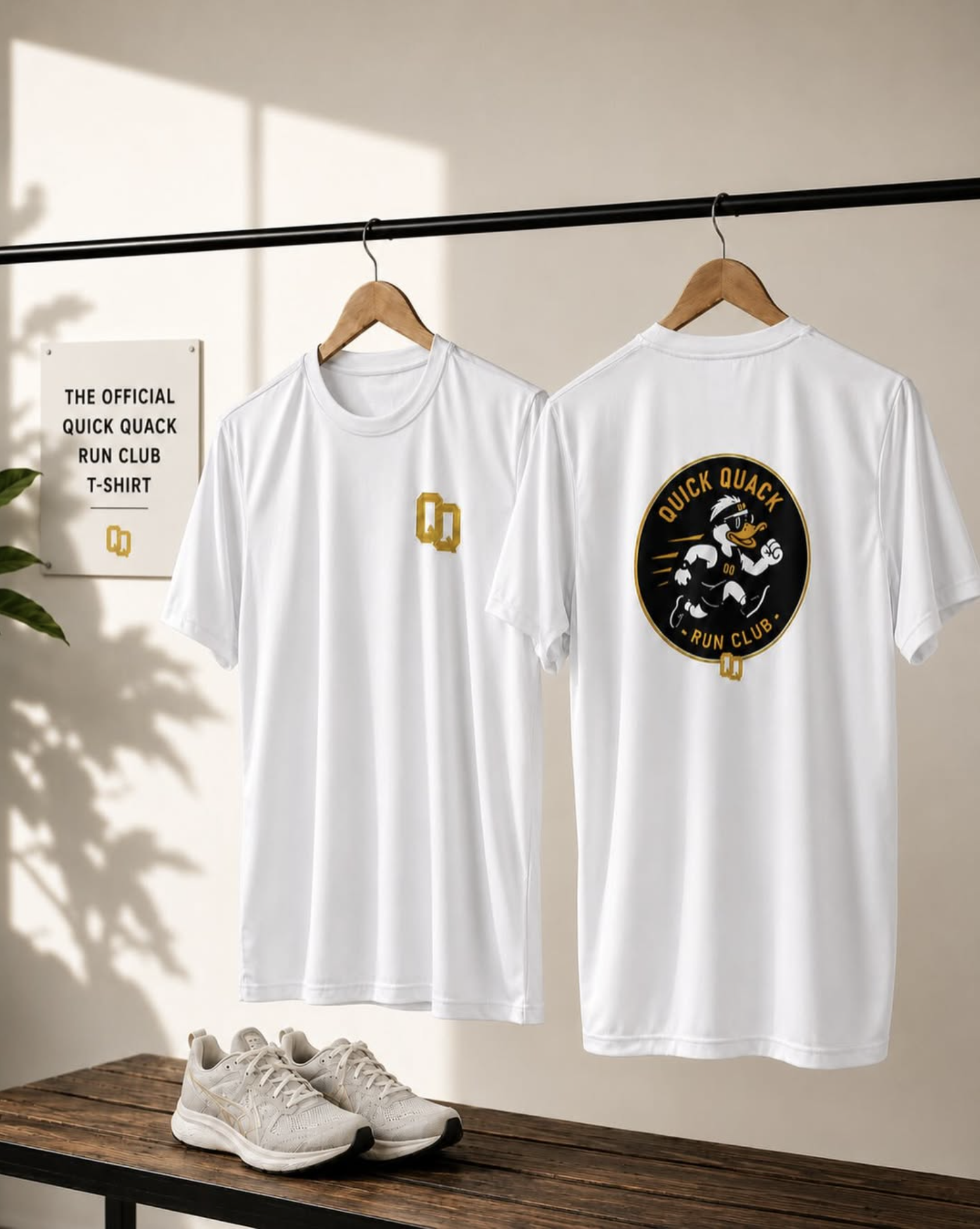 QuickQuack Run Club t-shirt